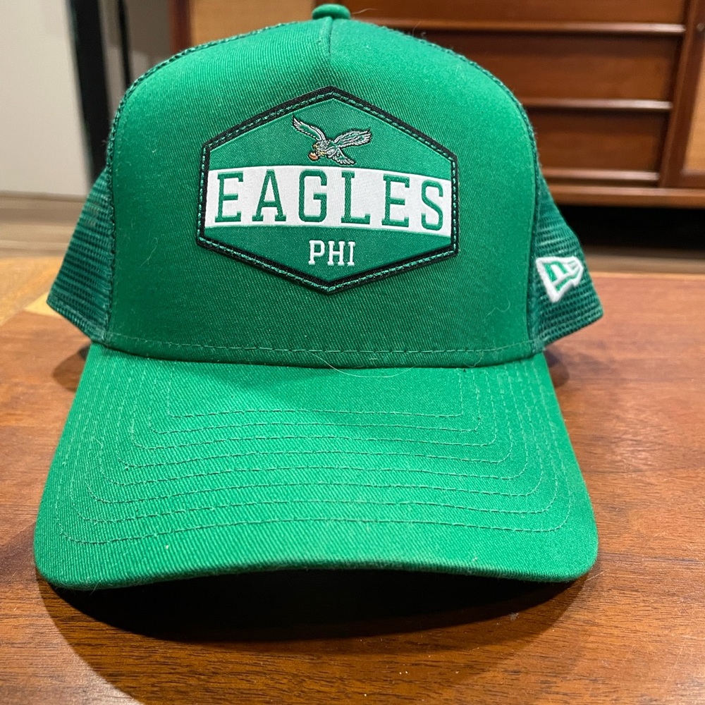 Philadelphia Eagles New Era 940 A-Frame Trucker SnapBack Hat